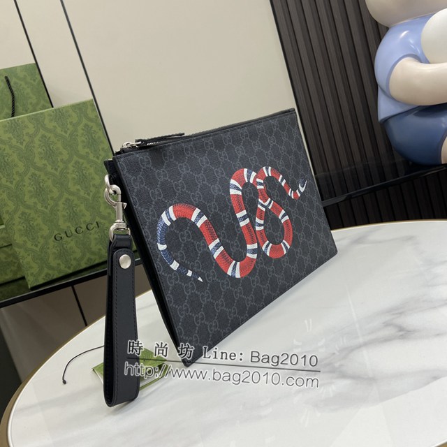 Gucci專櫃古馳最新款Ophidia系列手包男士手拿包 jh2284型號：473904